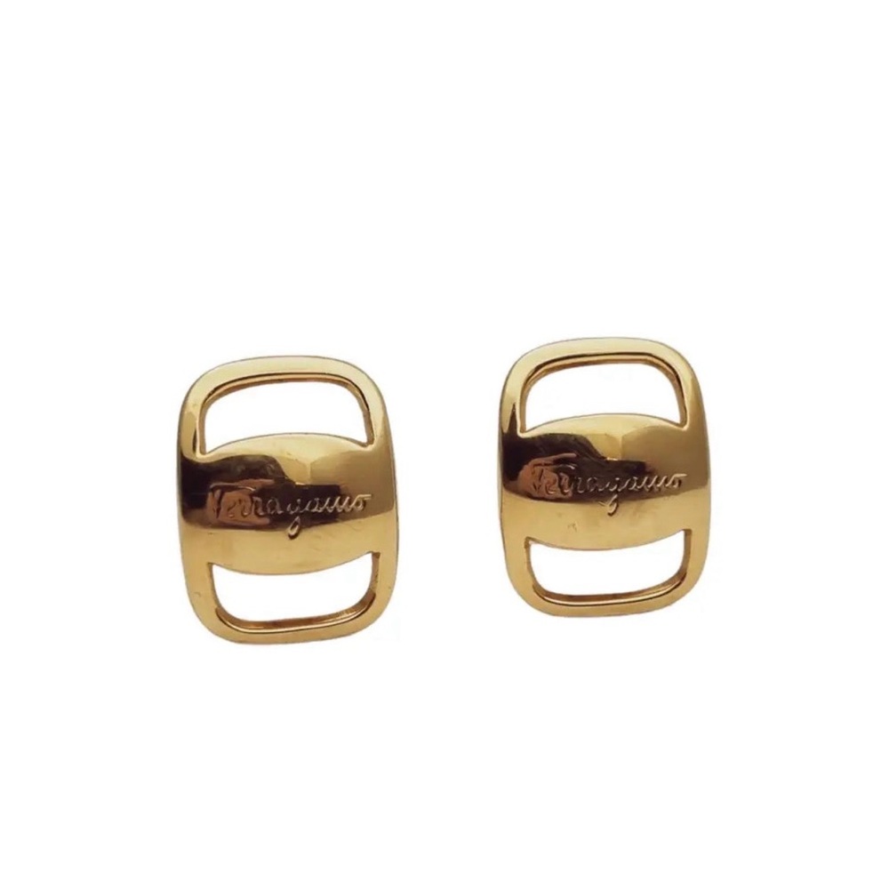 FERRAGAMO SCREW BACK EARRINGS
